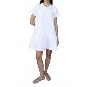 NEW PROJECT ADAMO bumble mini dress in ivory